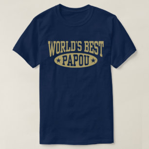 Camiseta O melhor Papou do mundo