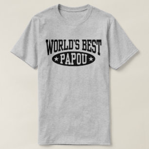 Camiseta O melhor Papou do mundo