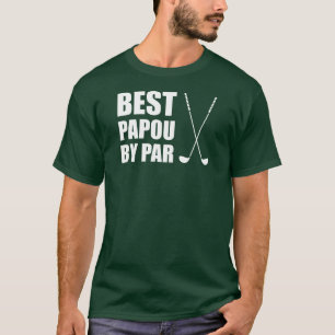 Camiseta O melhor Papou pelo golfe grego do vovô da