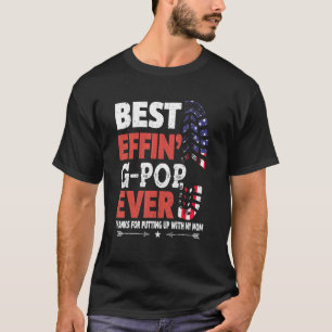 Camiseta O Melhor Pop De Effin G Para Obrigados Para Coloca