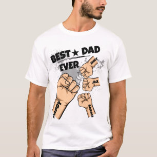 Camiseta O melhor presente de Dia de os pais para Pai das c
