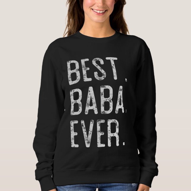 Camiseta O melhor presente de dia do pai para Baba (Frente)