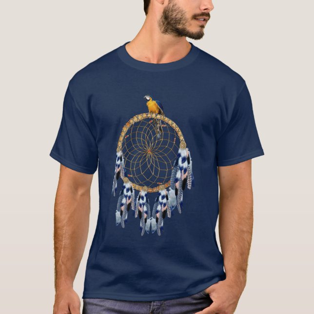 Camiseta O melhor presente do homem, o sonho azul exótico (Frente)