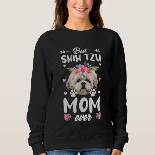 Camiseta O Melhor Proprietário de Cachorro Shih Tzu Mãe De 