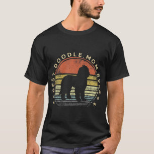 Camiseta O melhor rabisco da mãe de Labradoodle