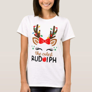 Camiseta O melhor Rudolph Reindeer Natal Pajama Xmas