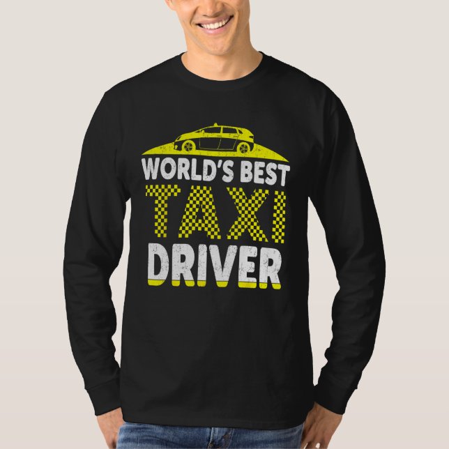 Camiseta O melhor taxista do mundo (Frente)