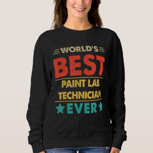 Camiseta O melhor técnico de laboratório de pintura do mund
