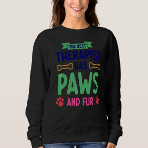 Camiseta O Melhor Terapeuta Tem Patas E Peles De Cão