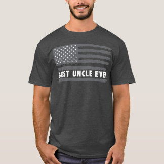 Camiseta O melhor tio da bandeira americana