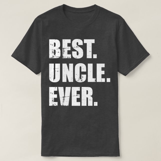 Camiseta O melhor tio de sempre (Frente do Design)