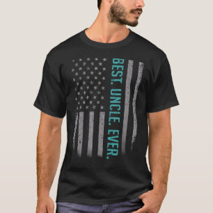 Camiseta O Melhor Tio De Todos Os Eua Bandeira Americana Pa