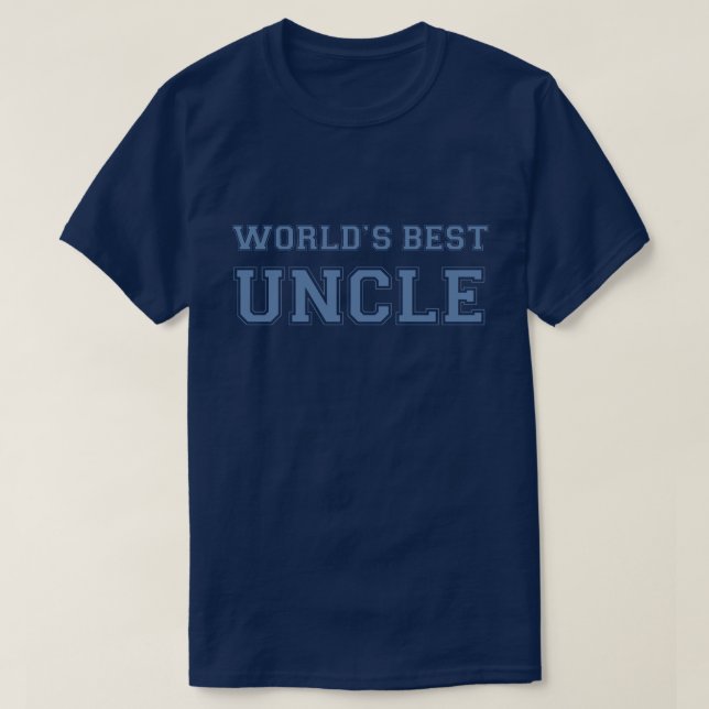 Camiseta O melhor tio do mundo (Frente do Design)