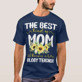 Camiseta o melhor tipo de mãe cria professor de biologia