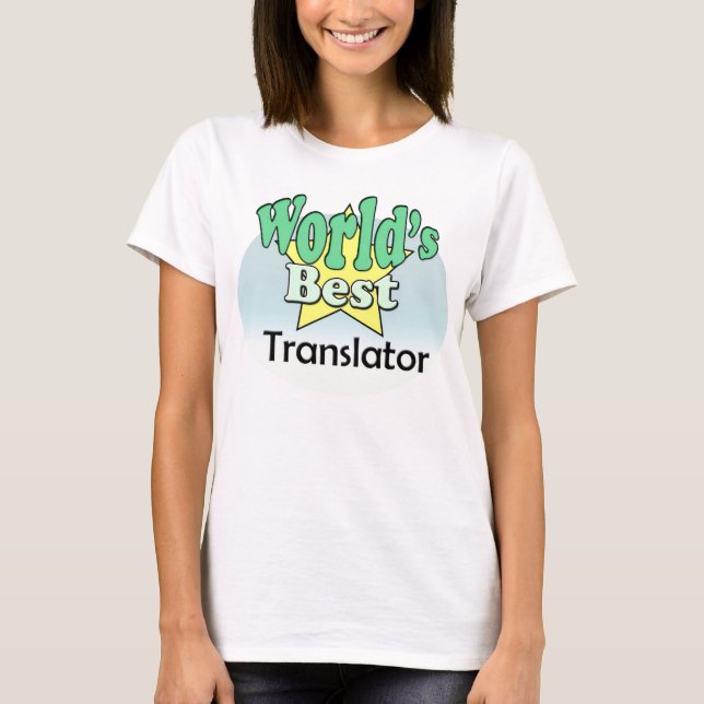 Camiseta O melhor tradutor do mundo (Frente)