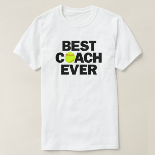 Camiseta O Melhor Treinador de Softball Fastpitch de Todos