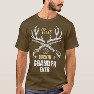 Camiseta O melhor vovô caçador de veados caçando Gif