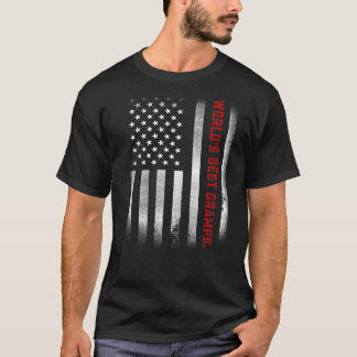 Camiseta O melhor vovô do mundo do Dia de os pais nos EUA
