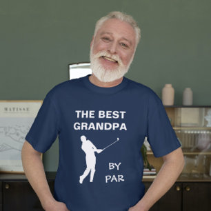 Camiseta O Melhor Vovô Do Par Golf O Vovô Golfer Pun