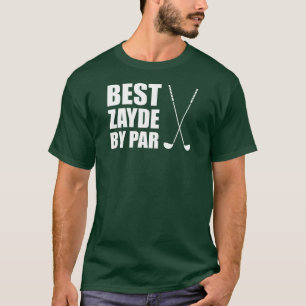 Camiseta O melhor Zayde Golfing judaico do vovô da paridade