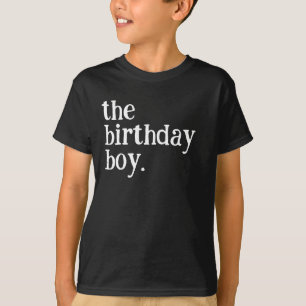 Camiseta O menino de aniversário