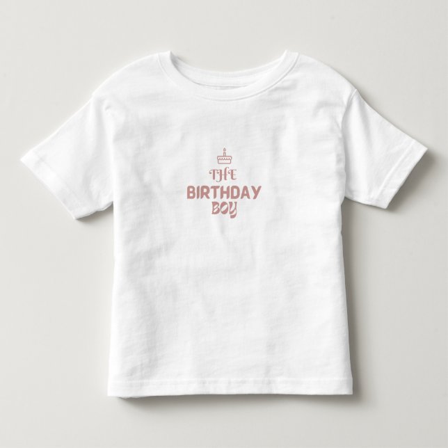 Camiseta O menino de aniversário (Frente)