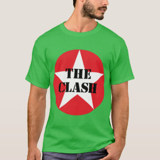 Camiseta O menino retrô da Estrela do Círculo Vermelho