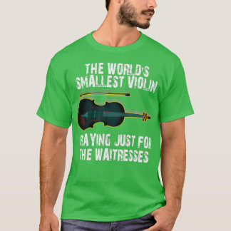 Camiseta O menor violino do mundo