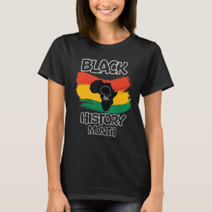 Camiseta O Mês da História Negra Para Mim Americanos Africa