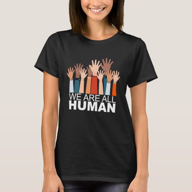 Camiseta O Mês da História Negra Que Somos Todos Negra Huma (Frente)