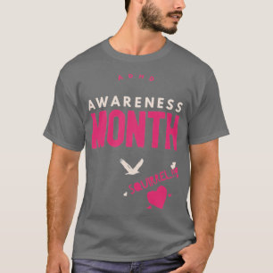 Camiseta O Mês de Consciência ADDHD é outubro SQUIRREL 2