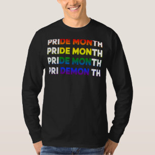 Camiseta O Mês Do Orgulho Muda Para O Gay De Desfile Do Dem