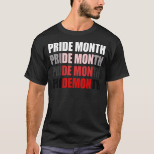 Camiseta O Mês Do Orgulho Muda Para O Gay De Desfile Do Dem