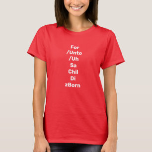 Camiseta O Messias de Handel Para Nos Um Filho Nos É Dado C