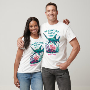 Camiseta O Mestre da Borda do Oceano – Peixe-serra Pristida