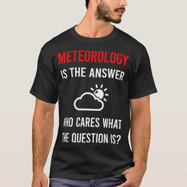 Camiseta O Meteorologista da Resposteteorologia (Frente)