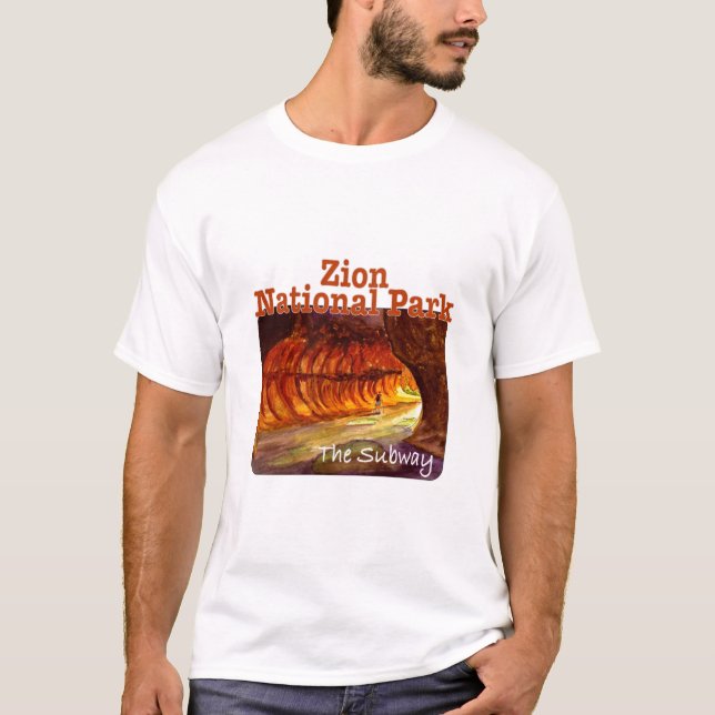 Camiseta O Metrô, Parque Nacional Zion (Frente)