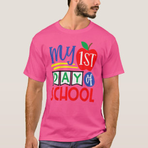 Camiseta O Meu 1rua De Estudante Da Escola De Volta
