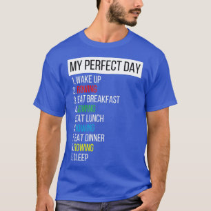 Camiseta O meu acordar perfeito para o almoço Remor do café