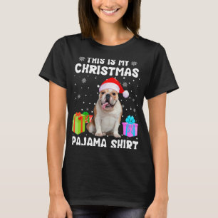 Camiseta O Meu Cachorro de Bolinho de Natal Pajama Puppy L