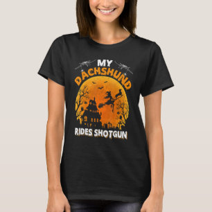Camiseta O Meu Cachorro De Dachshund Dachshund Dog Hallowee