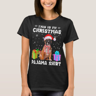 Camiseta O Meu Cachorro Francês de Natal Pajama Puppy Lo