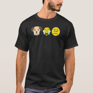 Camiseta O Meu Cachorro Passou Por Uma Abelha Gritante Memó