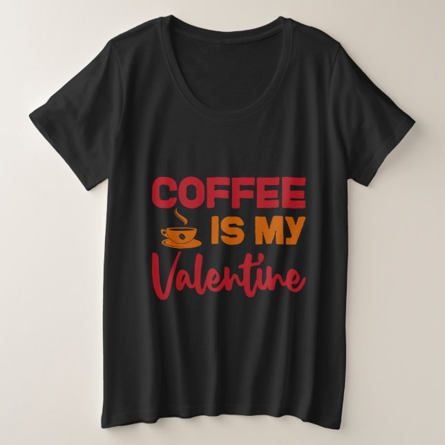 Camiseta O meu café é o meu vinho (Frente do Design)