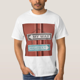 Camiseta O meu caminho ou o símbolo da estrada