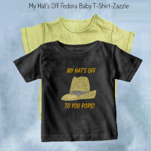 Camiseta O meu chapéu está fora da Fedora