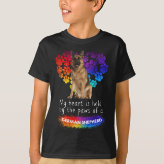 Camiseta O Meu Coração É Detido Pelas Patas De Um German sh