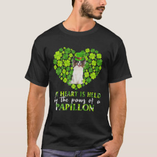 Camiseta O Meu Coração É Detido Pelas Patas De Um Papillon