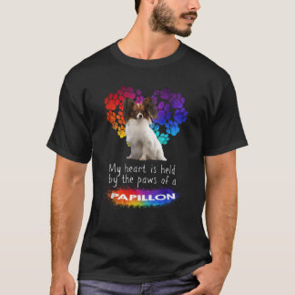 Camiseta O Meu Coração É Detido Pelas Patas De Um Papillon