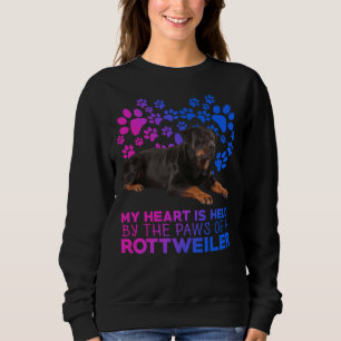 Camiseta O Meu Coração É Detido Pelas Patas De Um Rottweile